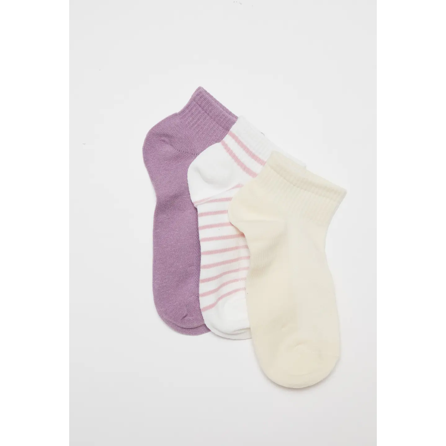 Calcetín Sport Tripack Mujer Crudo 1