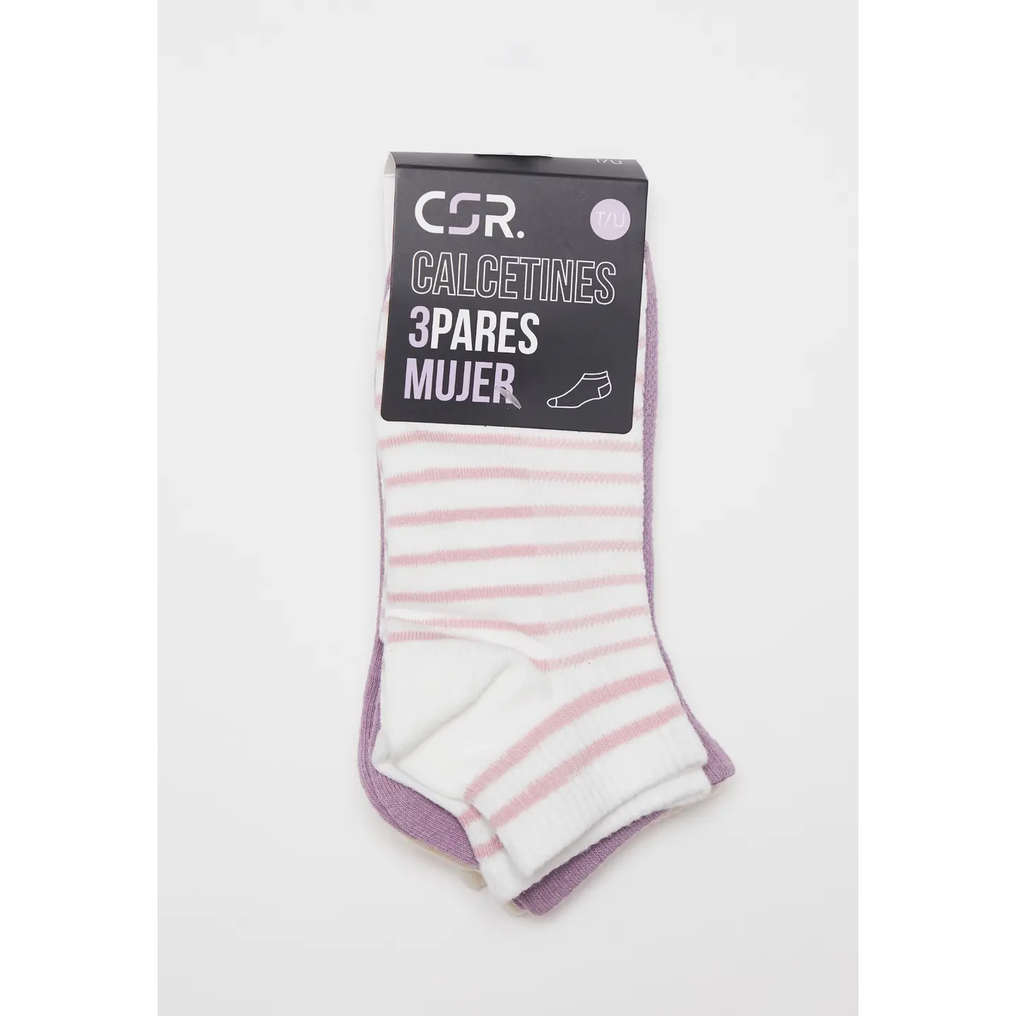 Calcetín Sport Tripack Mujer Crudo 2