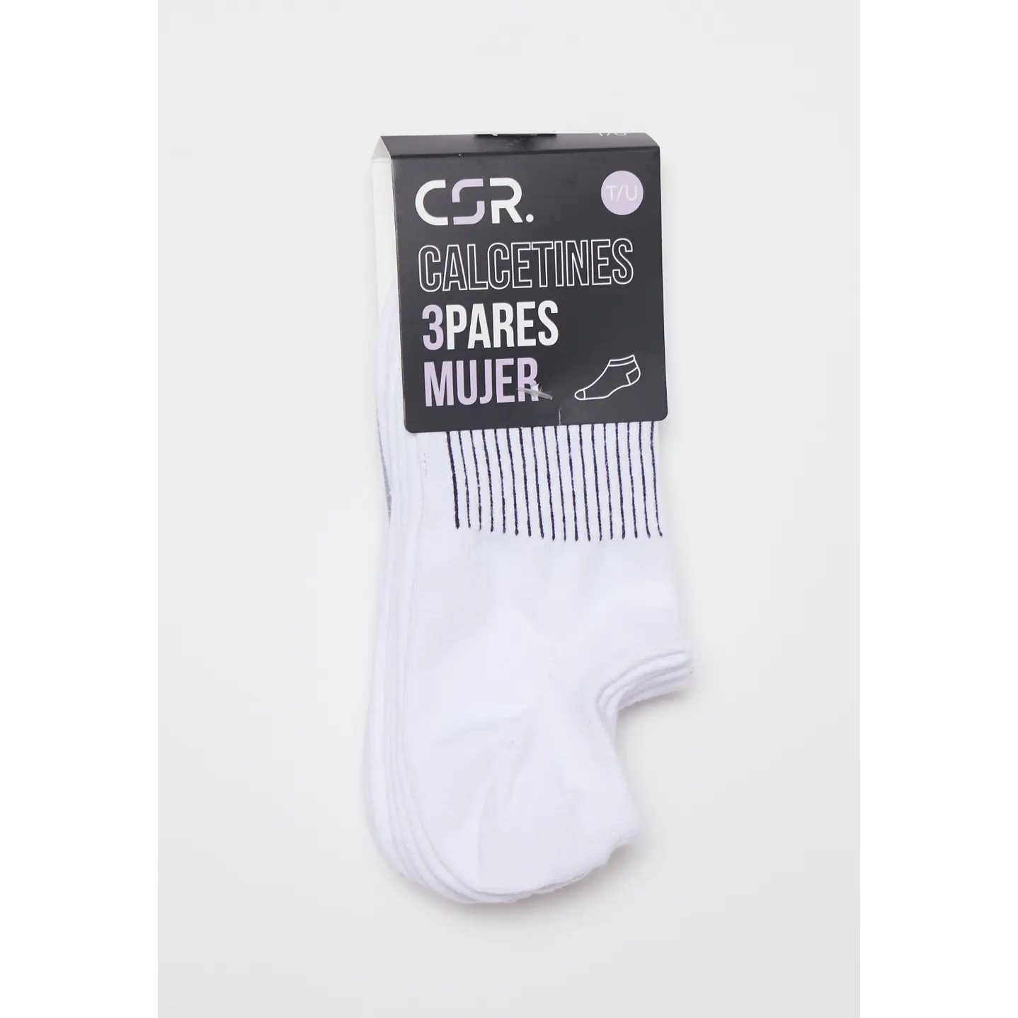Calcetín Sport Tripack Mujer Blanco 2