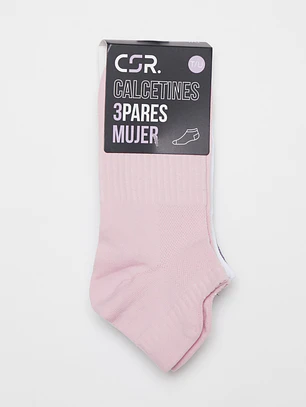 Calcetín Sport Tripack Mujer