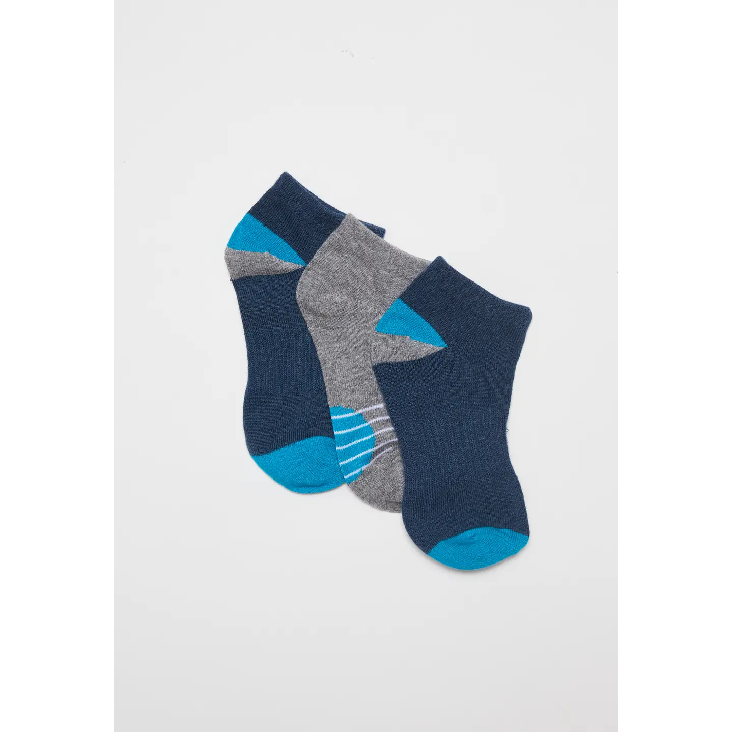 Calcetín Sport Tripack Niño Azul 1