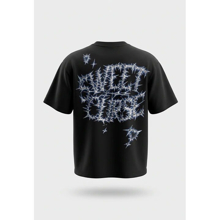 Polera Gothic Hombre Negro 4