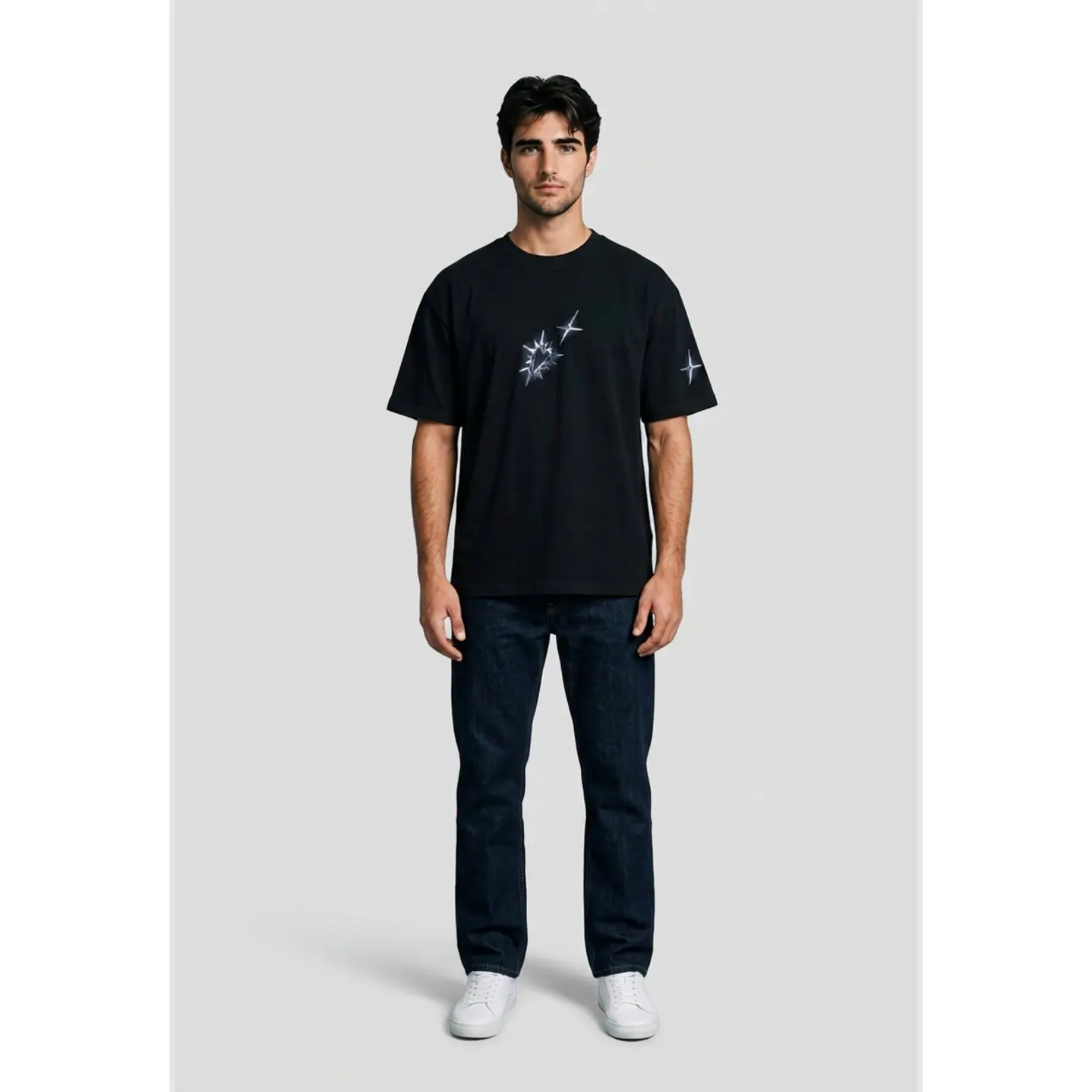 Polera Gothic Hombre Negro 2