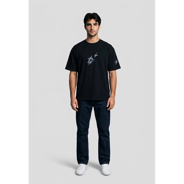Polera Gothic Hombre Negro 2