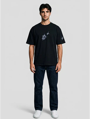 Polera Gothic Hombre Negro