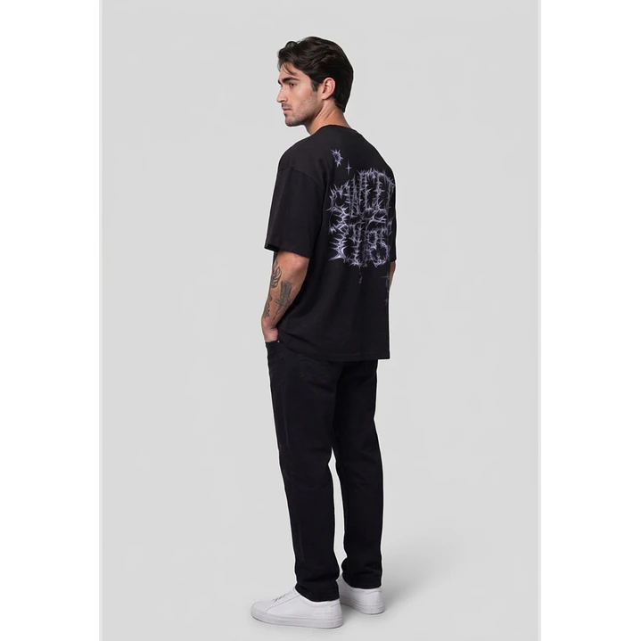 Polera Gothic Hombre Negro 3