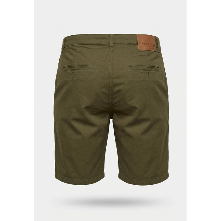 Bermuda Básico Hombre Verde 2