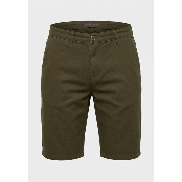 Bermuda Básico Hombre Verde 1