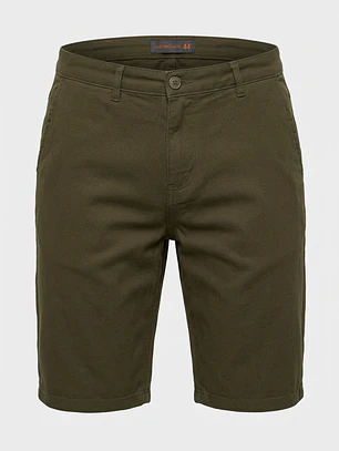 Bermuda Básico Hombre Verde