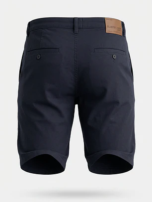 Bermuda Básico Hombre Azul