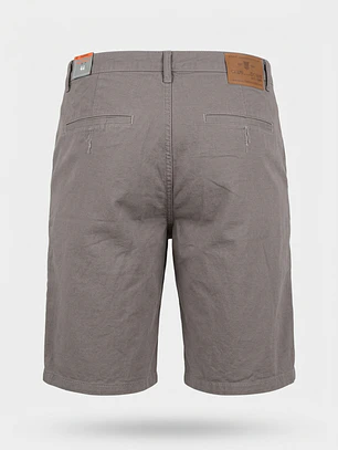 Bermuda Básico Hombre Gris