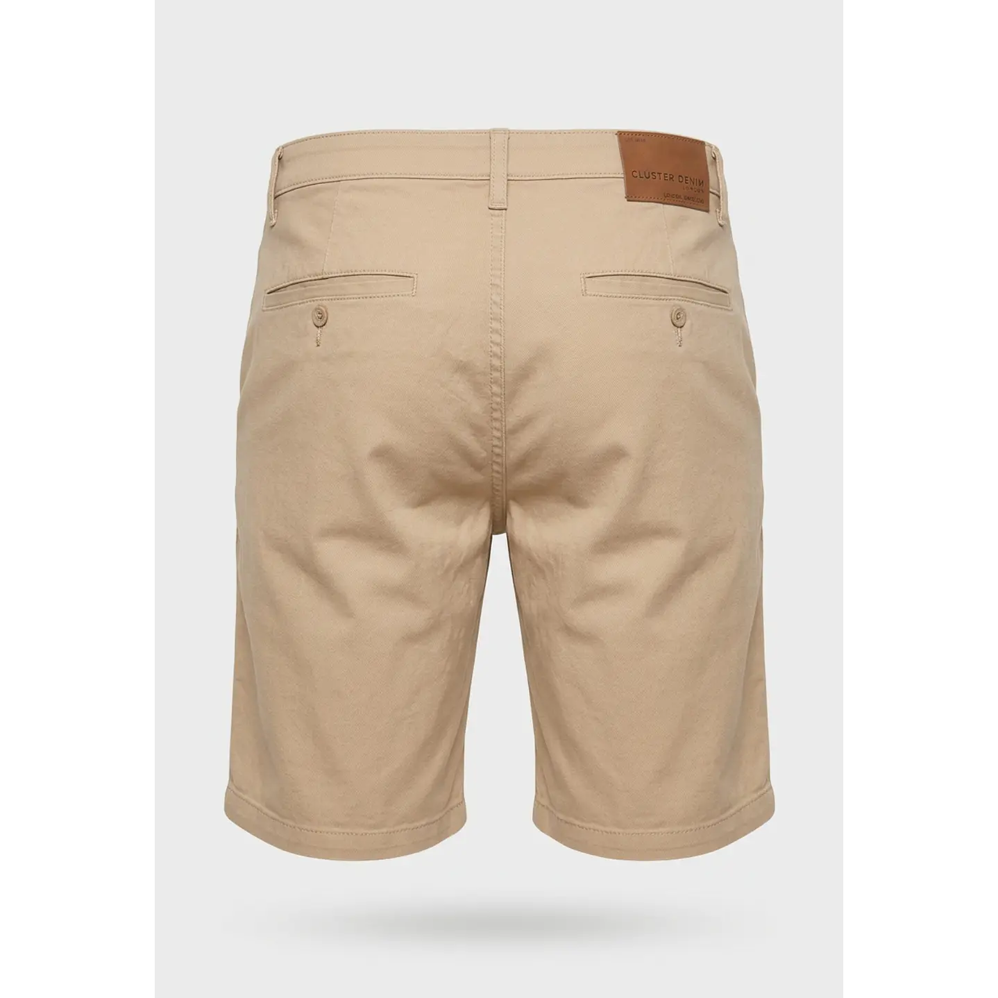 Bermuda Básico Hombre Beige 2
