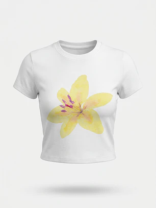 Polera Hibisco Lola Blanco