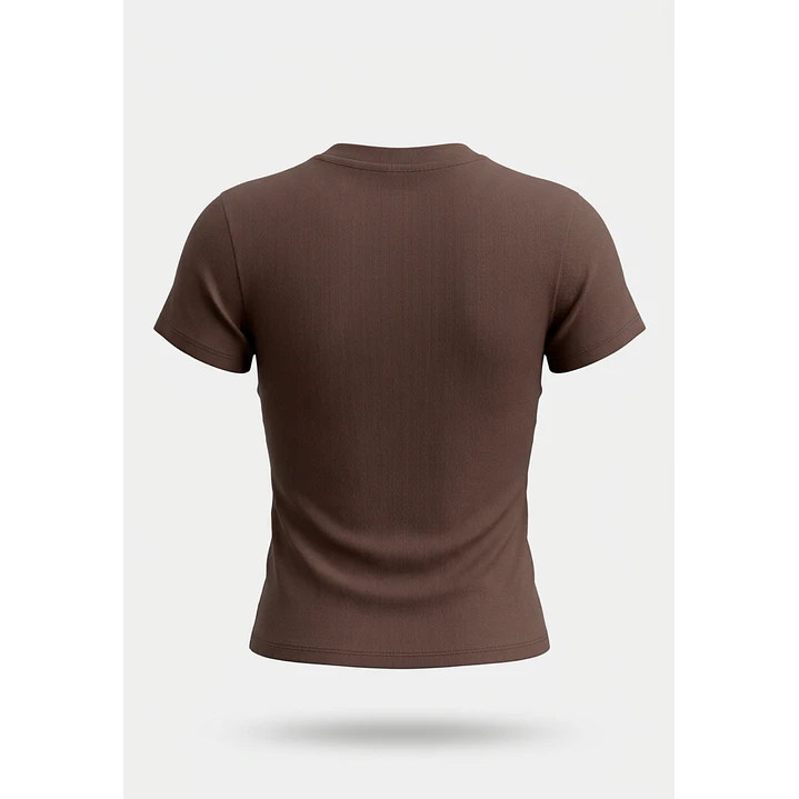 Polera Hibisco Lola Café 2