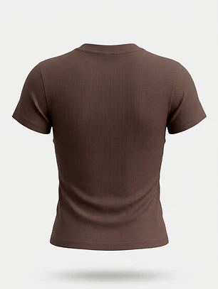 Polera Hibisco Lola Café