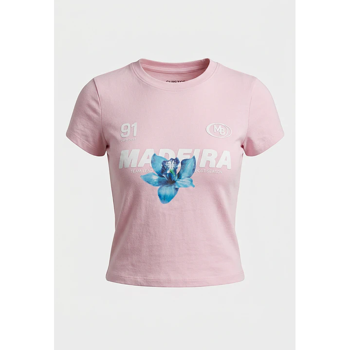 Polera Hibisco Lola Rosado 1