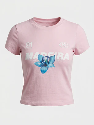 Polera Hibisco Lola Rosado