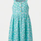 Vestido Botones Niña Turquesa - Miniatura 1