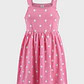 Vestido Botones Niña Lila - Miniatura 2