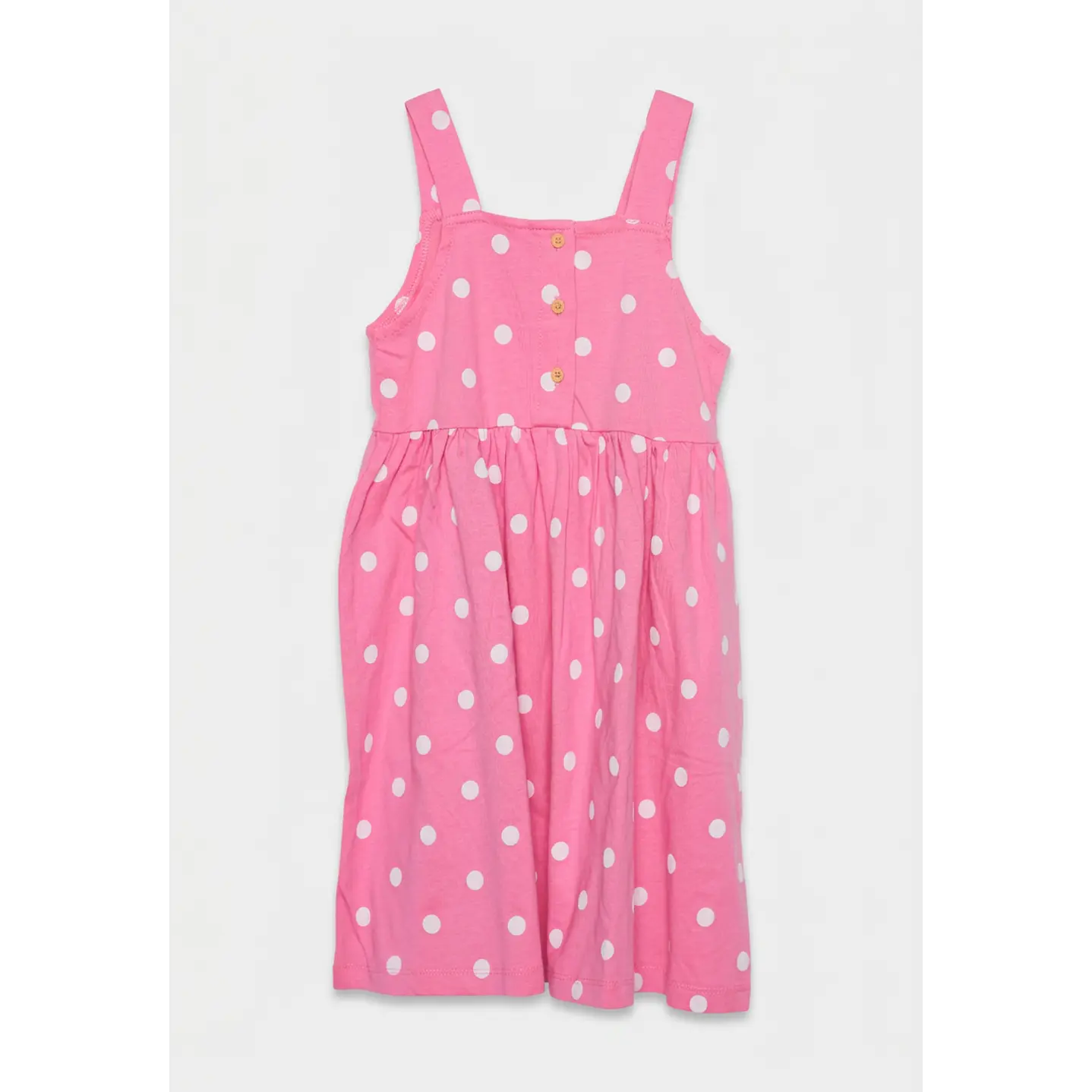 Vestido Botones Niña Lila 1