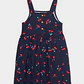 Vestido Botones Niña Azul - Miniatura 1