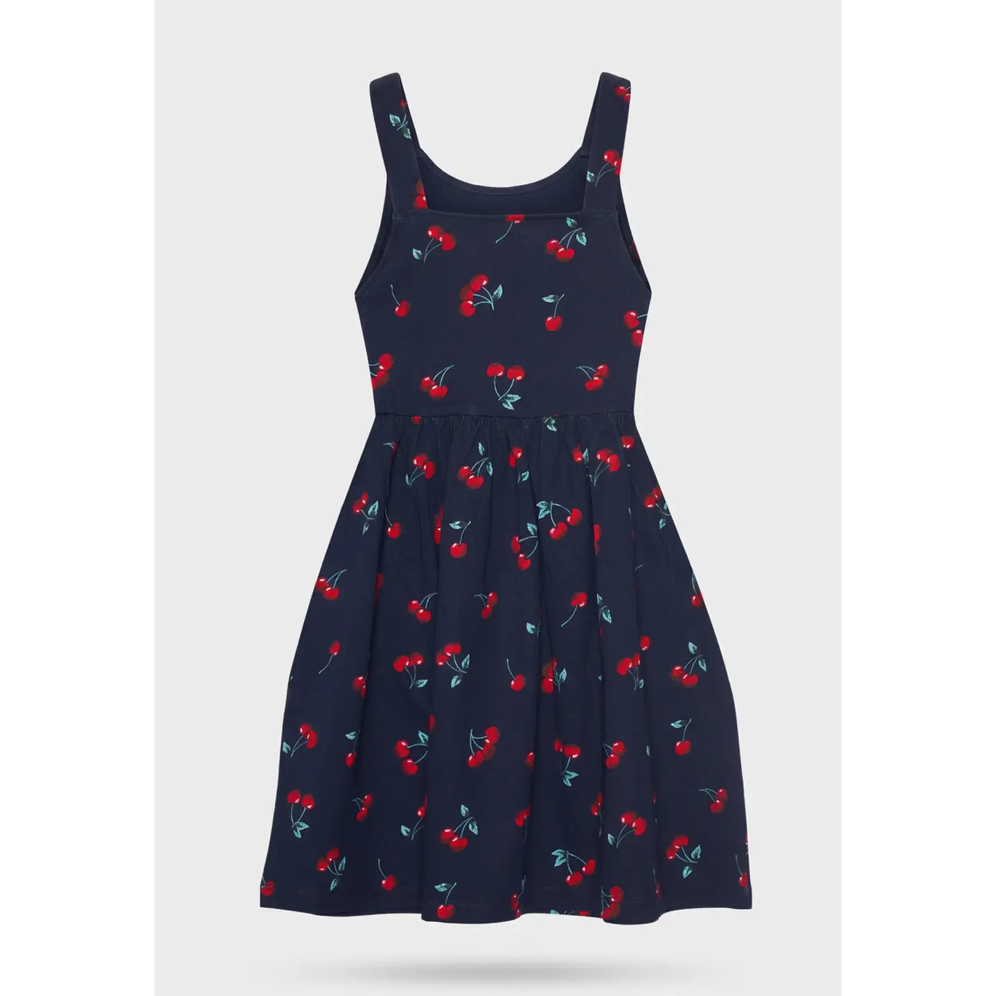 Vestido Botones Niña Azul 2