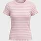 Polera Rib Rulet Niña Rosado - Miniatura 1