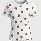 Polera Rib Heart Niña Blanco - Miniatura 1