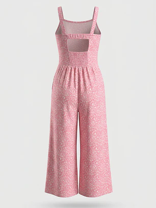 Enterito Largo Panal Niña Rosado