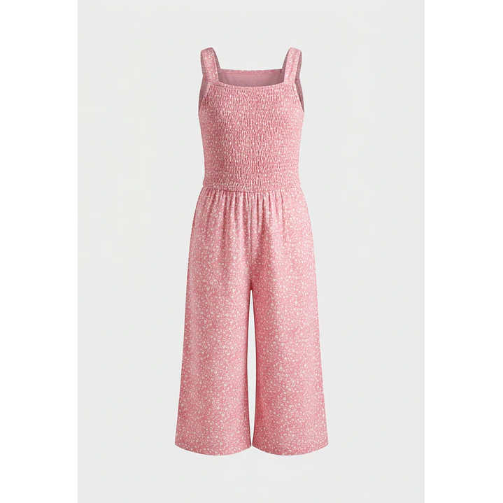 Enterito Largo Panal Niña Rosado 1