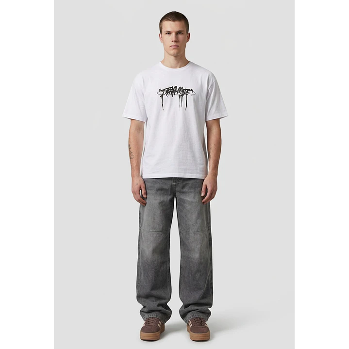 Jeans Super Baggy Hombre Gris 2