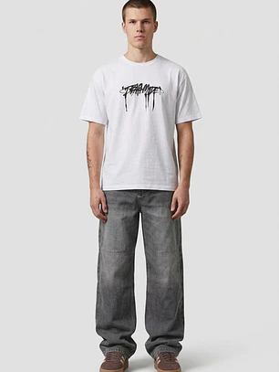 Jeans Super Baggy Hombre Gris
