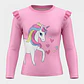Traje Baño Bikini Unicornio Niña Rosado - Miniatura 1