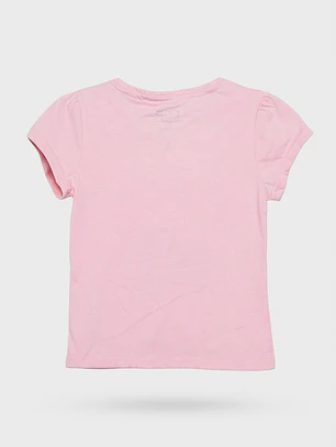 Pijama Corto Diseño Niña Rosado