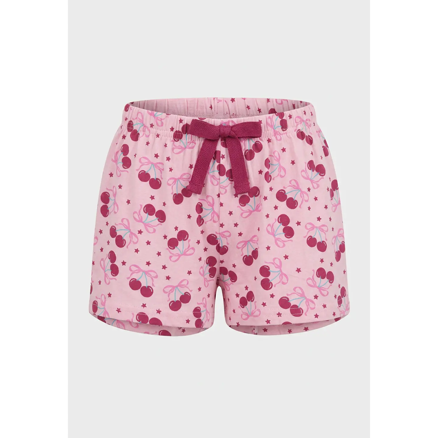 Pijama Corto Diseño Niña Rosado 3