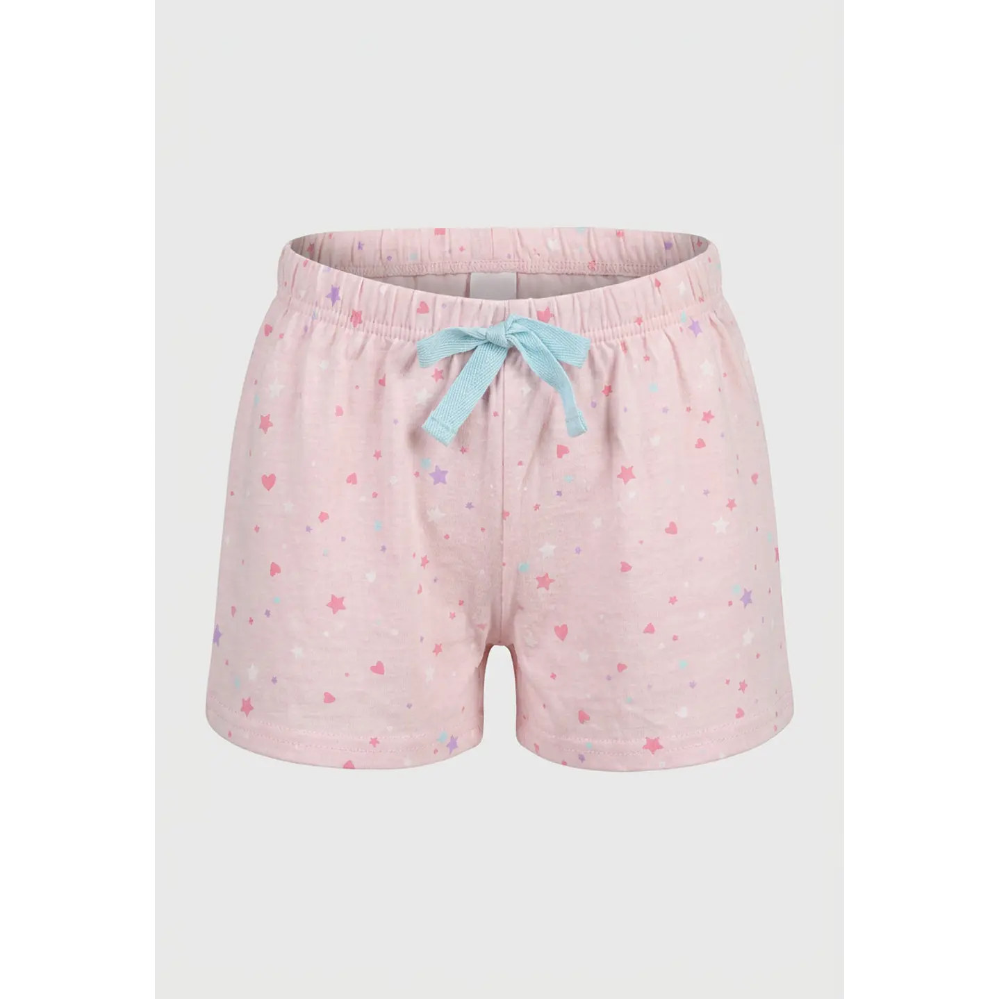 Pijama Corto Diseño Niña Celeste 3