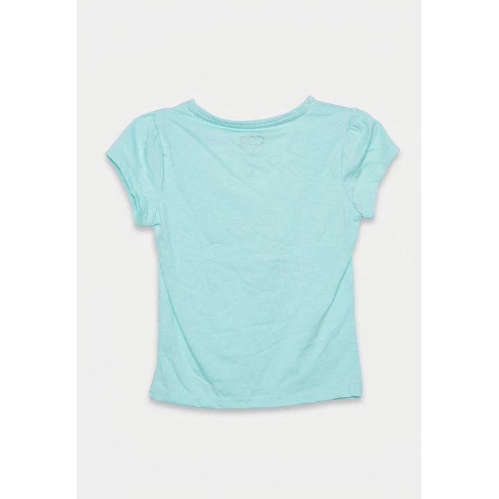 Pijama Corto Diseño Niña Celeste 2