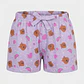 Pijama Corto Diseño Niña Morado - Miniatura 3