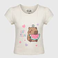 Pijama Corto Diseño Niña Morado - Miniatura 1