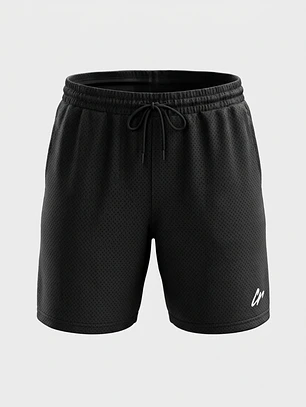Bermuda Active Malla Hombre Negro