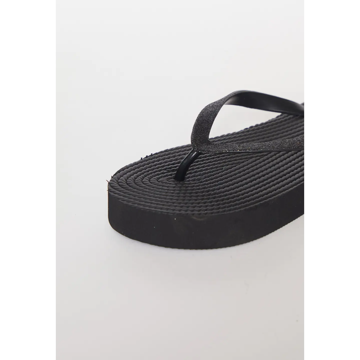 Hawaiana Glitter Mujer Negro 3