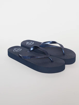 Hawaiana Glitter Mujer Azul