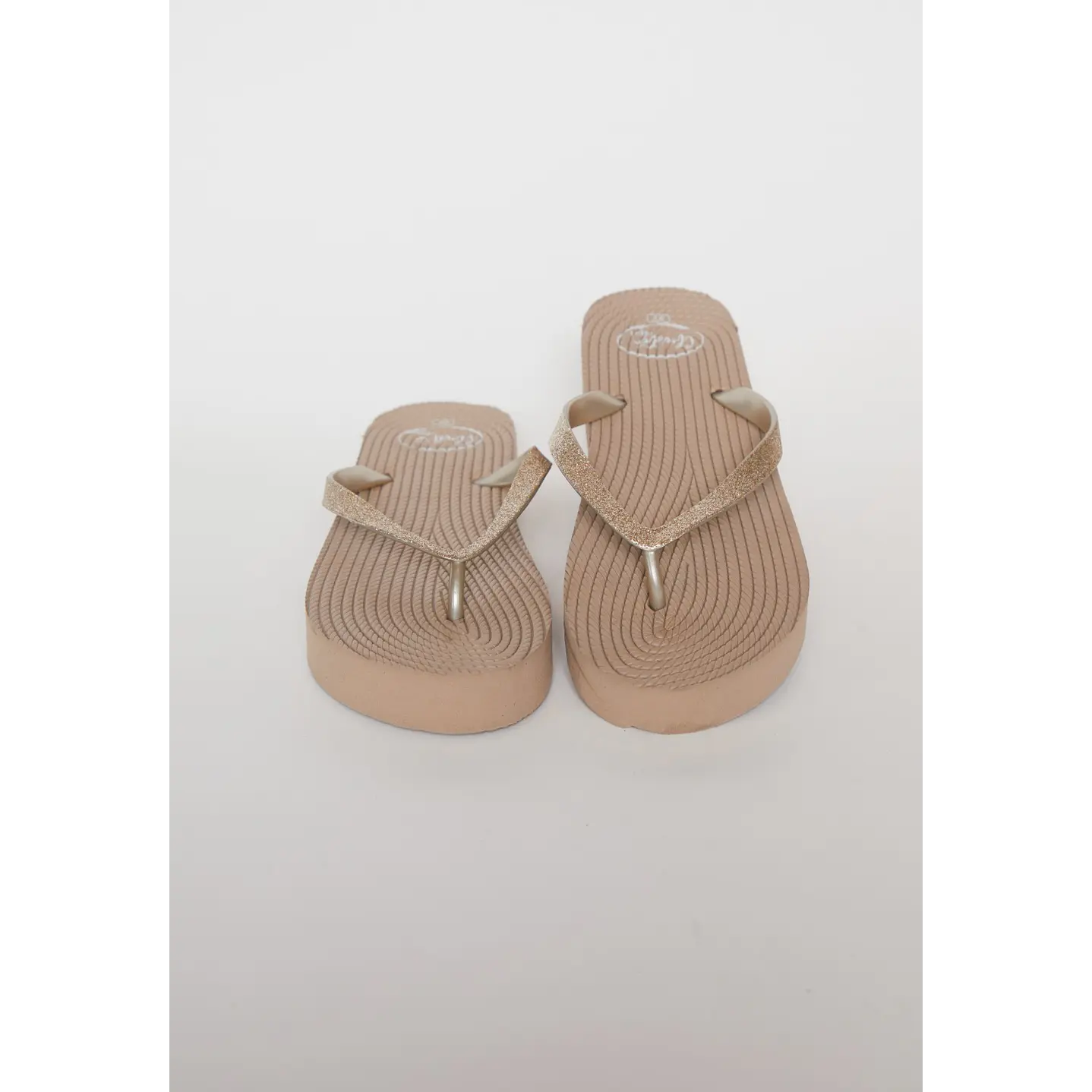 Hawaiana Glitter Mujer Beige 2