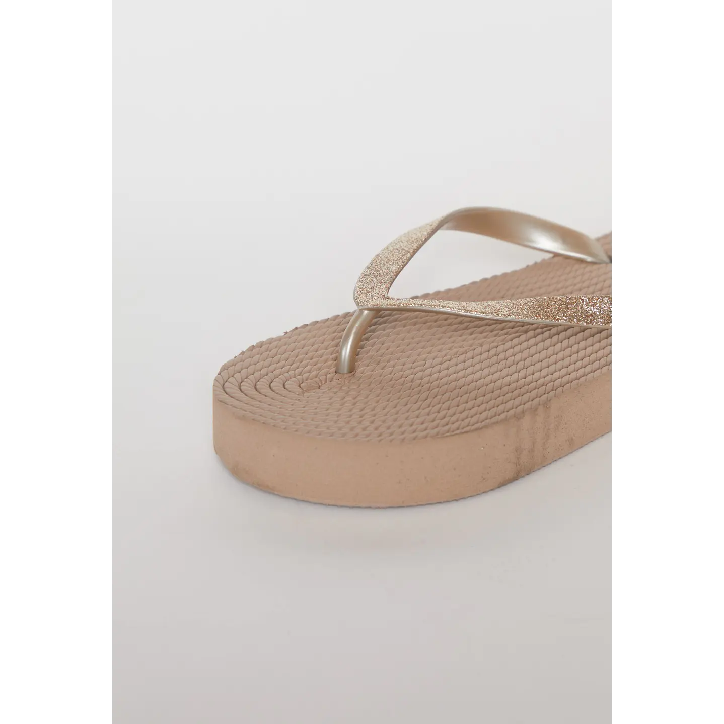 Hawaiana Glitter Mujer Beige 3