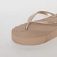 Hawaiana Glitter Mujer Beige - Miniatura 3