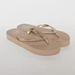Hawaiana Glitter Mujer Beige - Miniatura 1