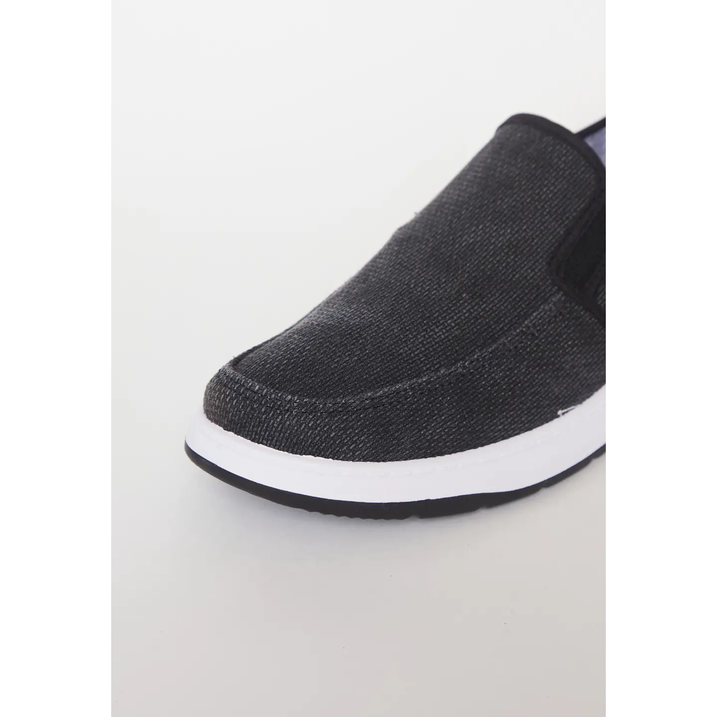 Zapatilla Lona Hombre Negro 3