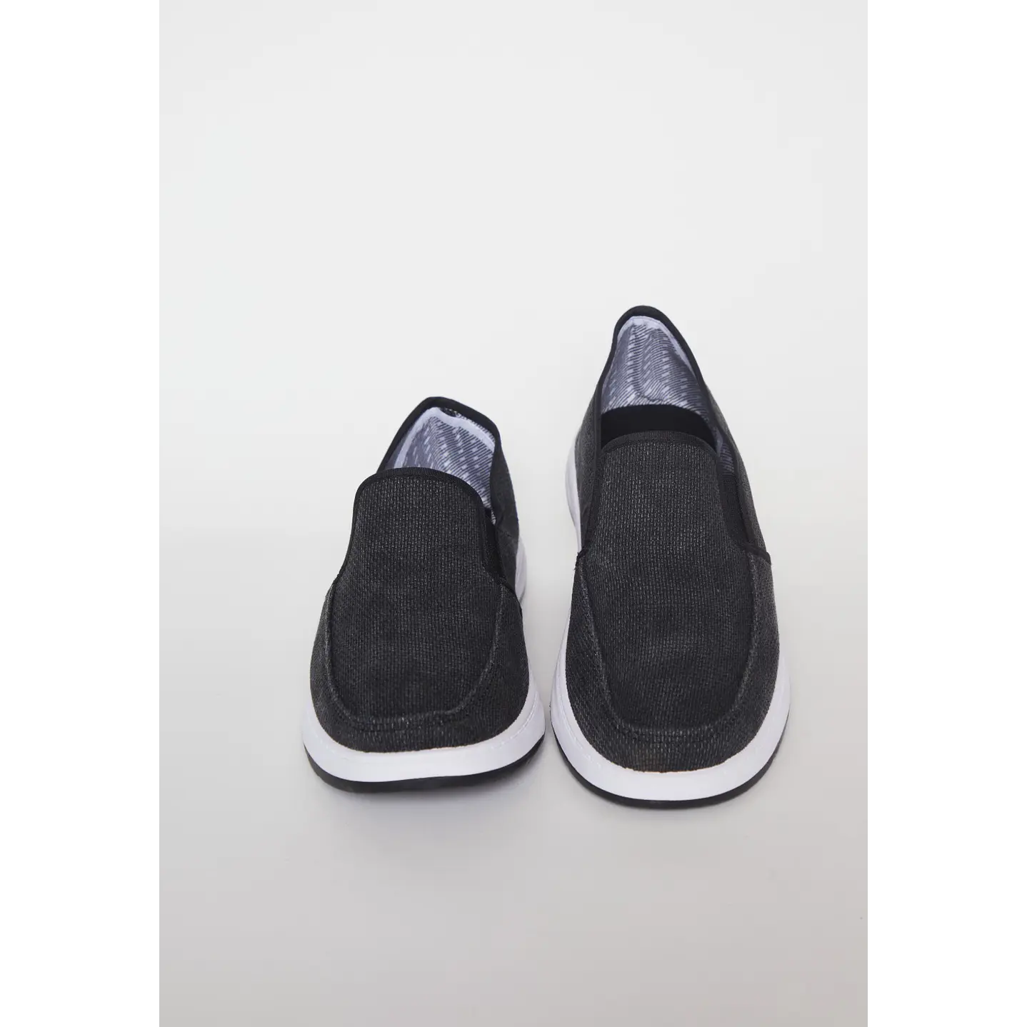 Zapatilla Lona Hombre Negro 2