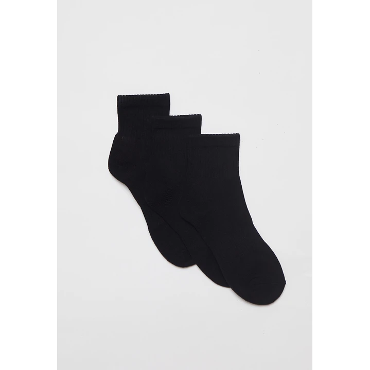 Calcetín Sport Tripack Hombre Negro 1