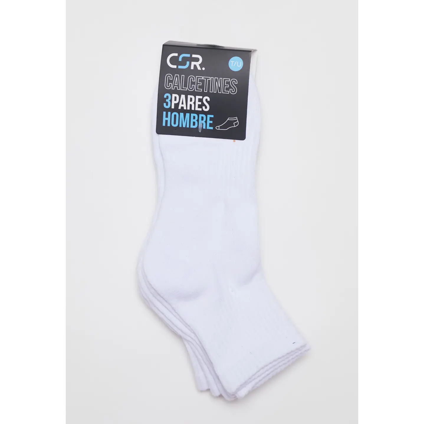 Calcetín Sport Tripack Hombre Blanco 2